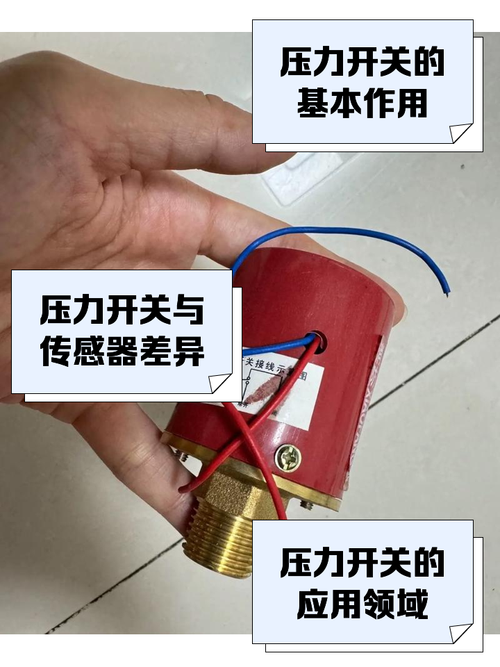 811W25503-0275 Air Pressure Signal Lamp Switch for HOWO Truck