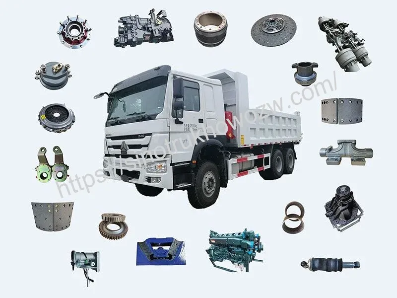 HOWO heavy duty dump truck - genuine HOWO truck parts compatible
