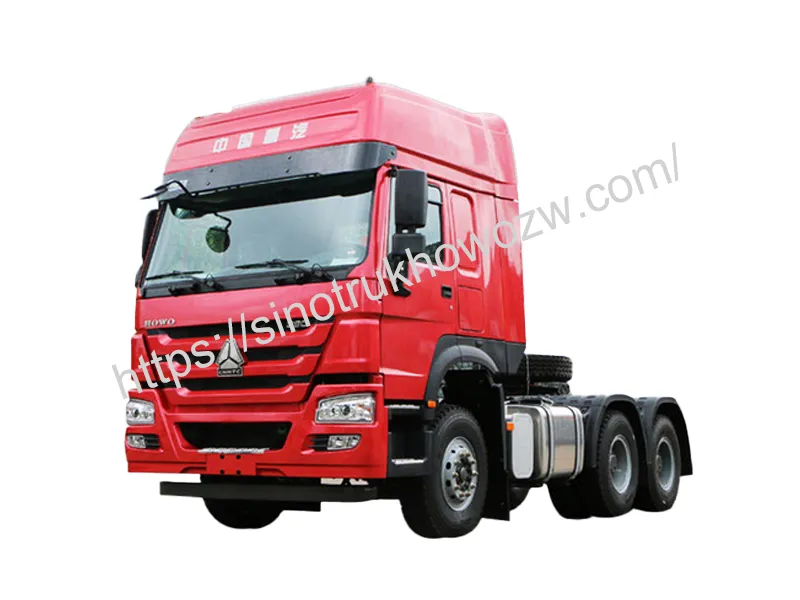 sinotruk howo 6x4 tractor truck side view